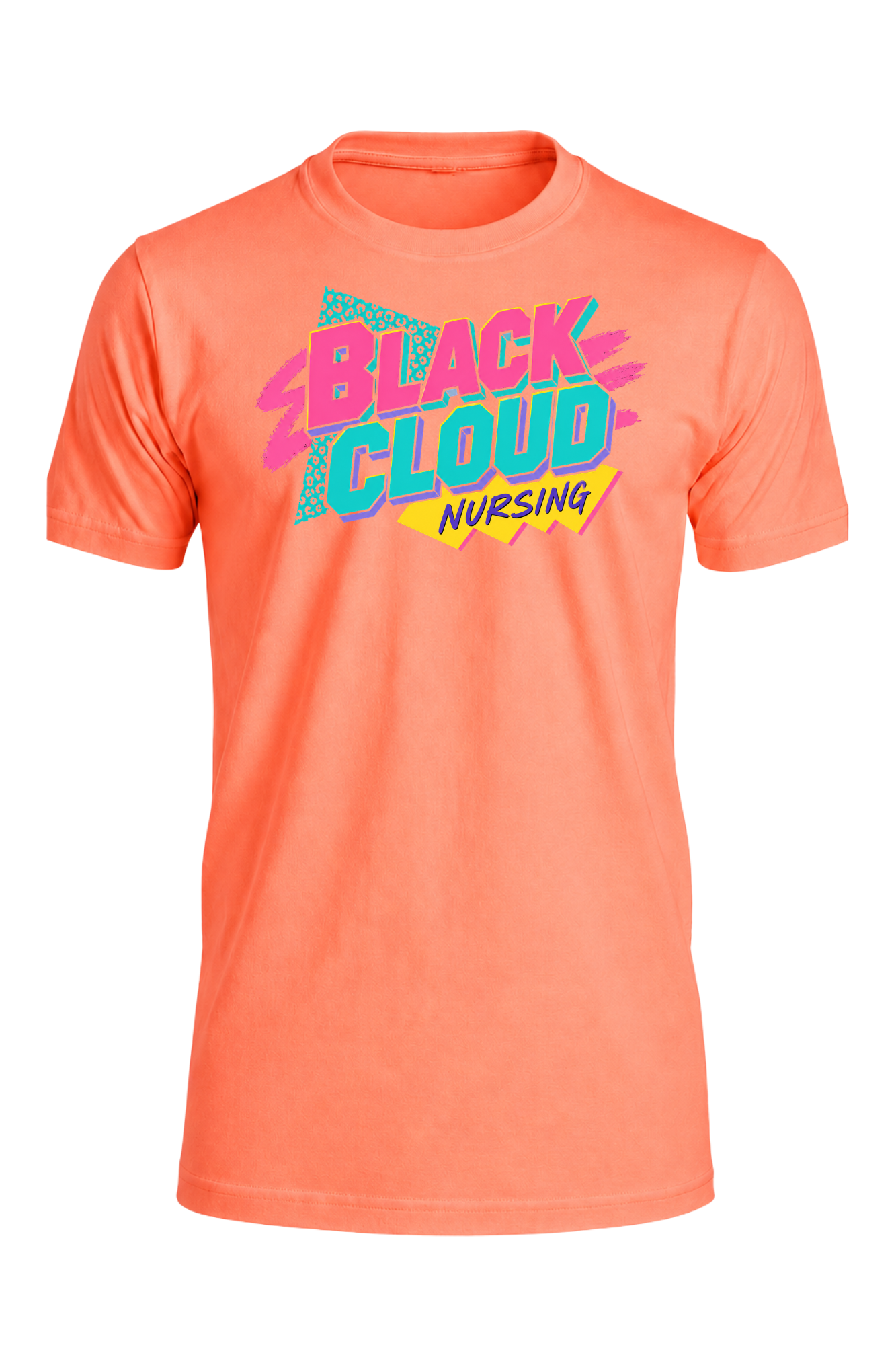 Saved By the Bell Black Cloud Nursing T-Shirt